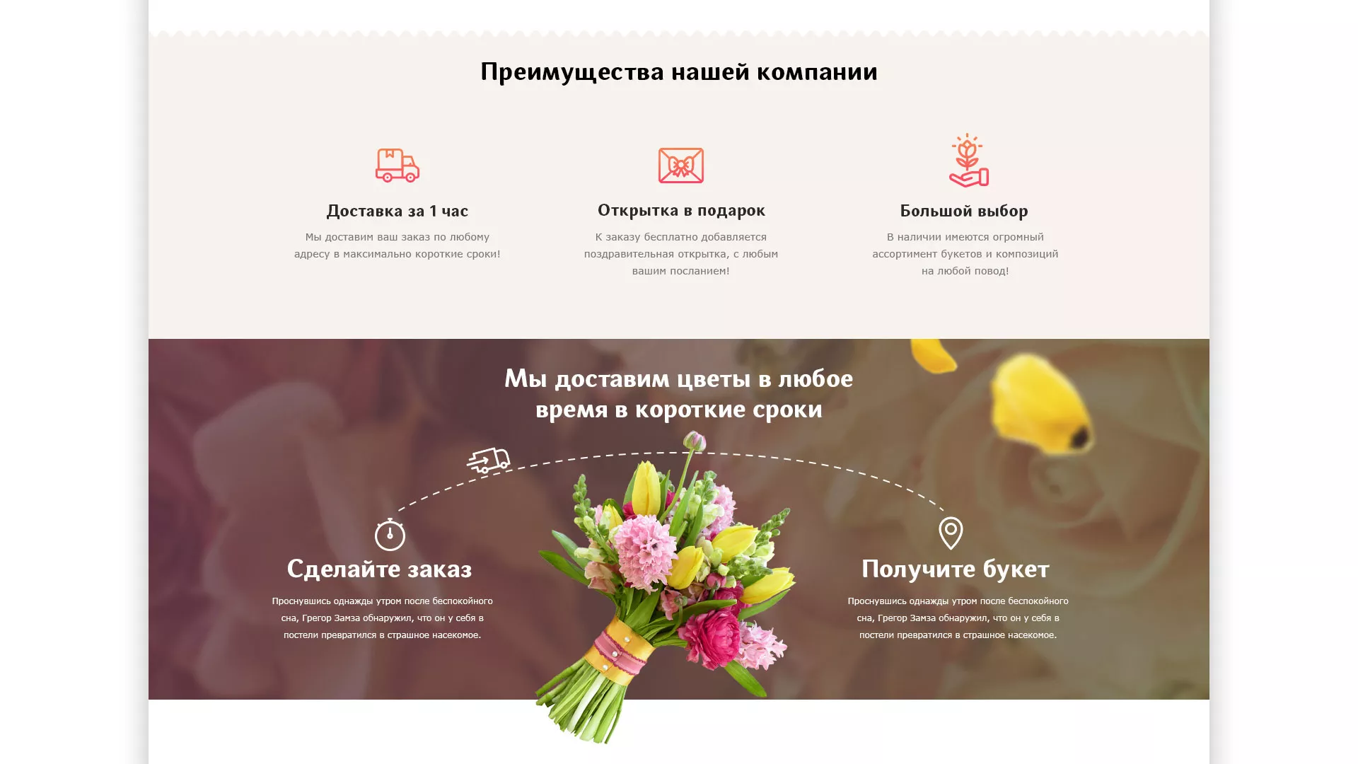 Создание интернет-магазина «Букет-онлайн» по цветам в Искитиме