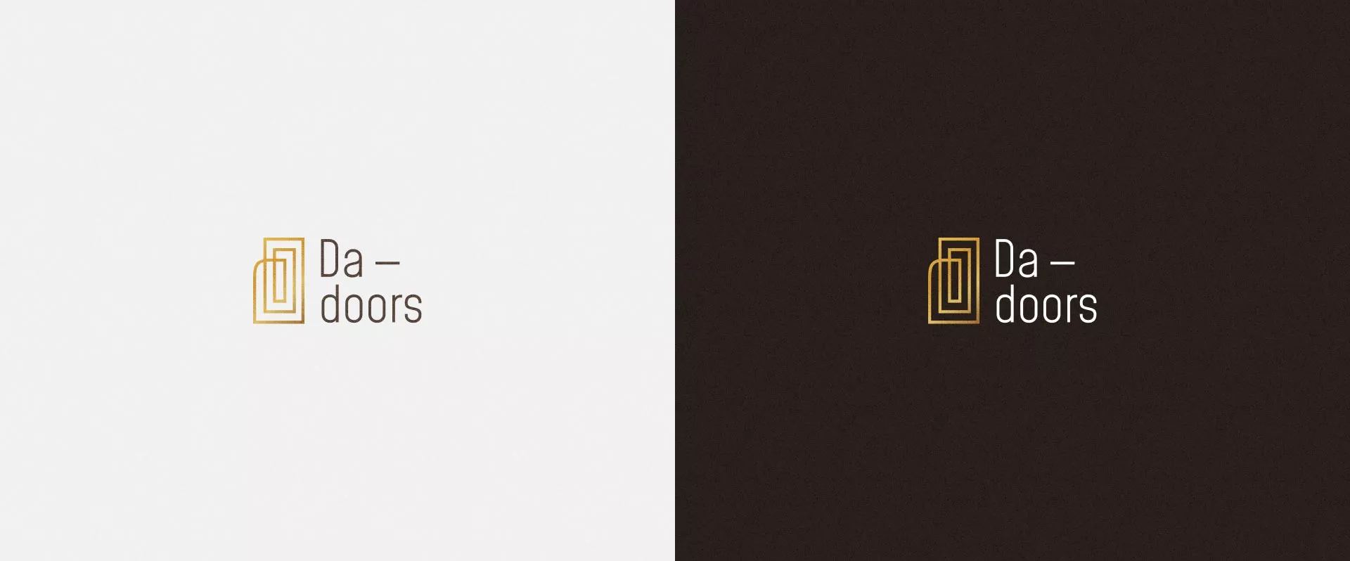 Разработка логотипа для компании «DA-DOORS» в Искитиме